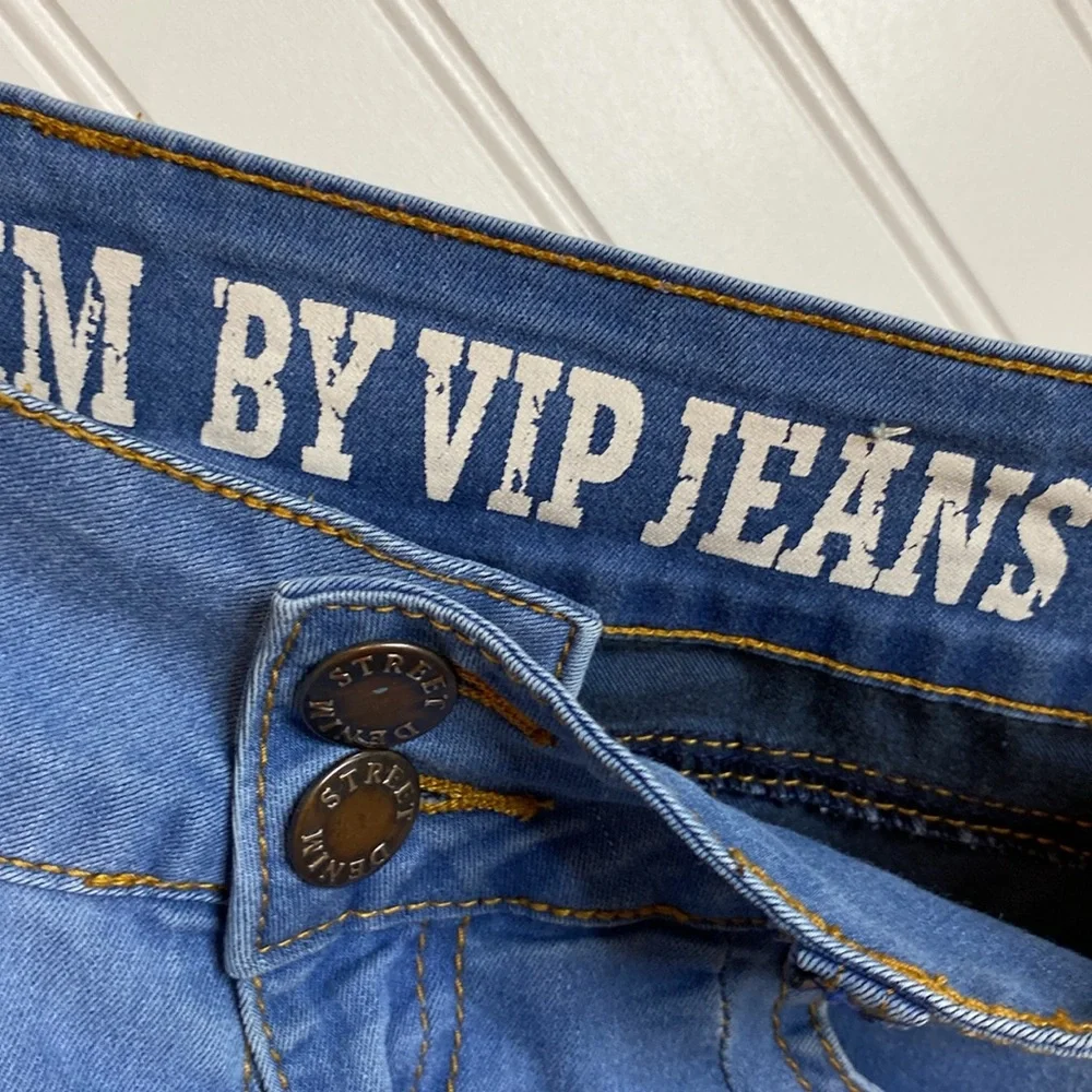 Junior Women's size 3/4 vip street denim Jeans - Picture 11 of 12